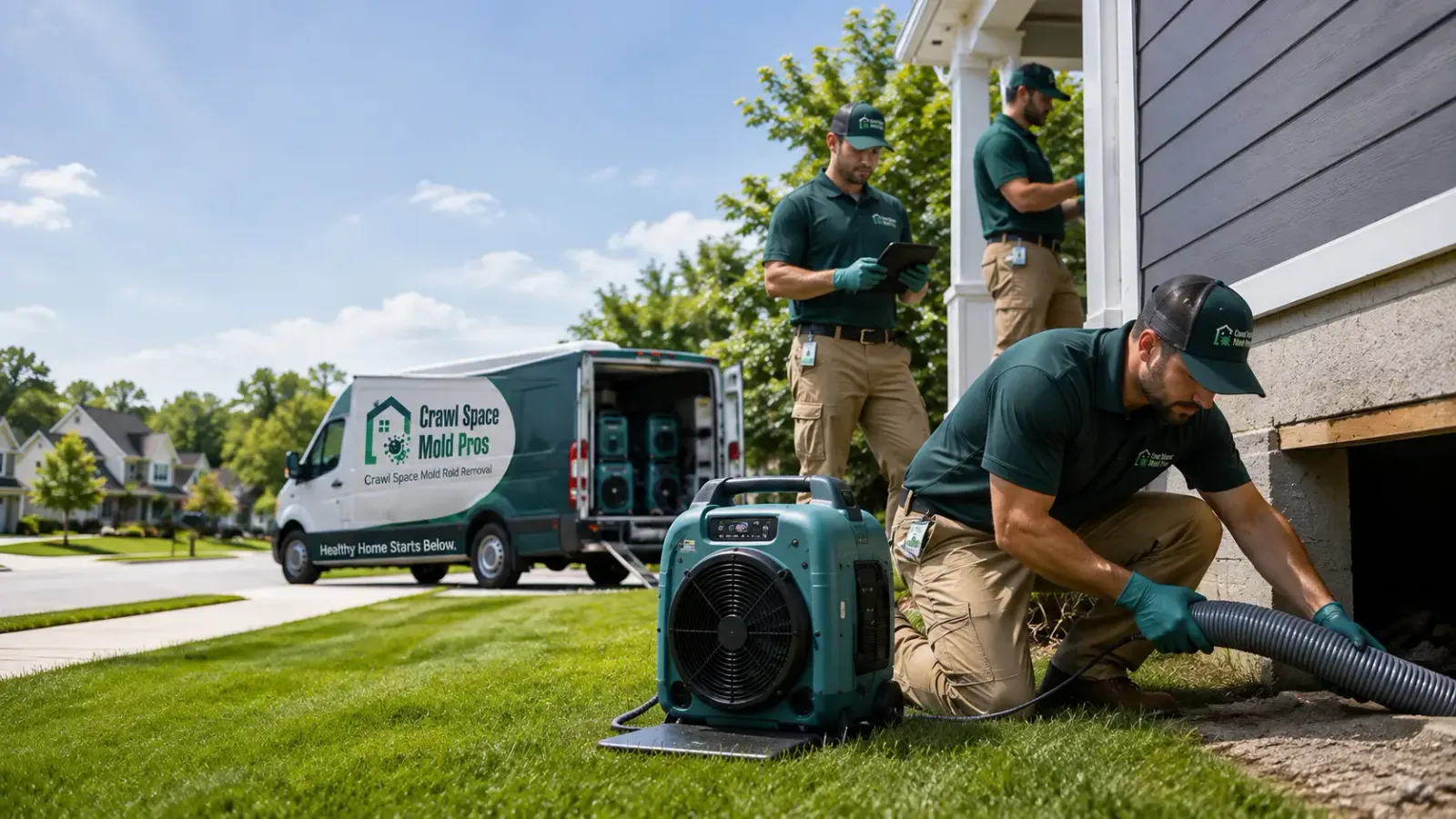 Crawl Space Mold Removal in Spring Gap, MD